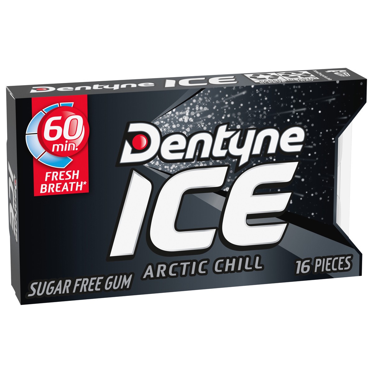 slide 9 of 9, Dentyne Ice Arctic Chill Sugar Free Gum, 1 Pack of 16 Pieces, 0.8 oz