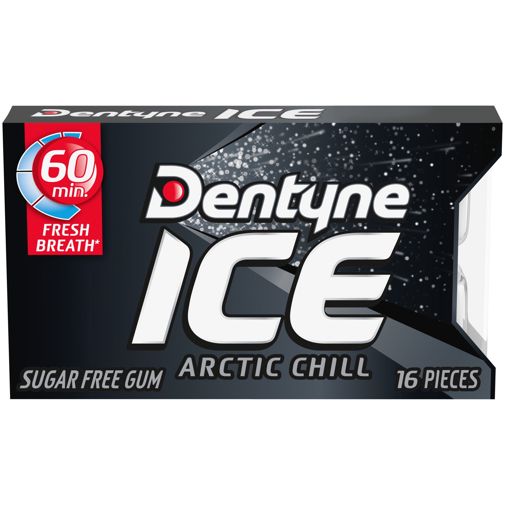 slide 1 of 9, Dentyne Ice Arctic Chill Sugar Free Gum, 1 Pack of 16 Pieces, 0.8 oz