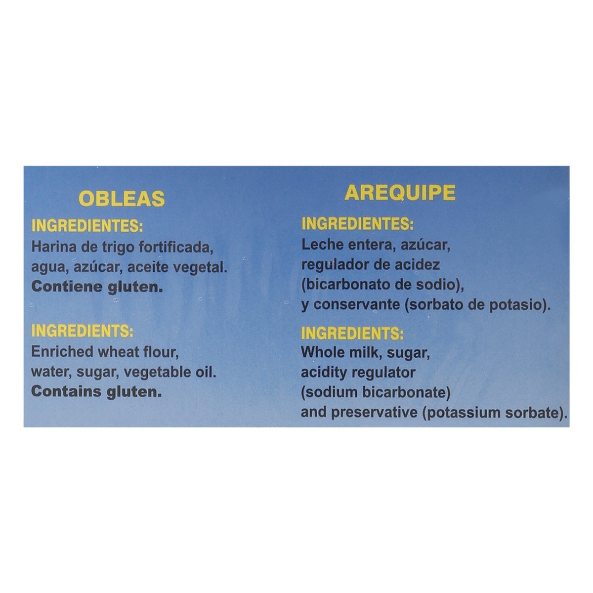 slide 7 of 13, La Fe Flour Wafer with Caramel Spread 1 ea, 7.76 oz