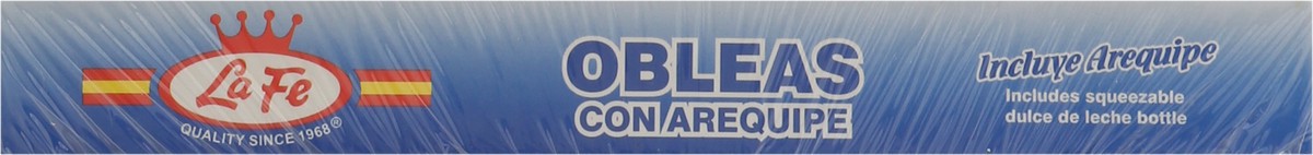 slide 3 of 13, La Fe Flour Wafer with Caramel Spread 1 ea, 7.76 oz