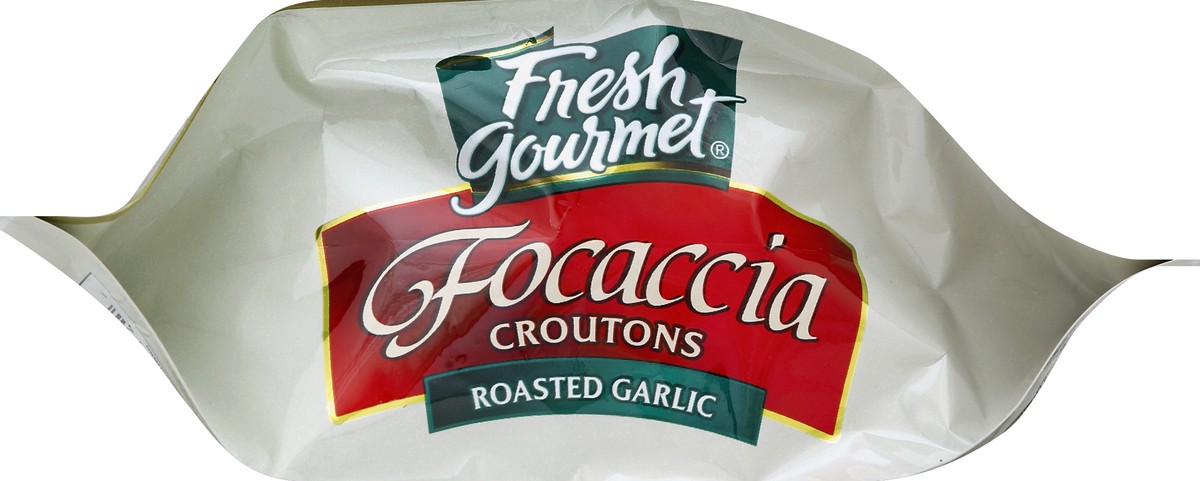 slide 2 of 3, Fresh Gourmet Focaccia Crouton, 4.5 oz