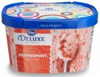slide 1 of 5, Kroger Deluxe Peppermint Ice Cream, 48 fl oz