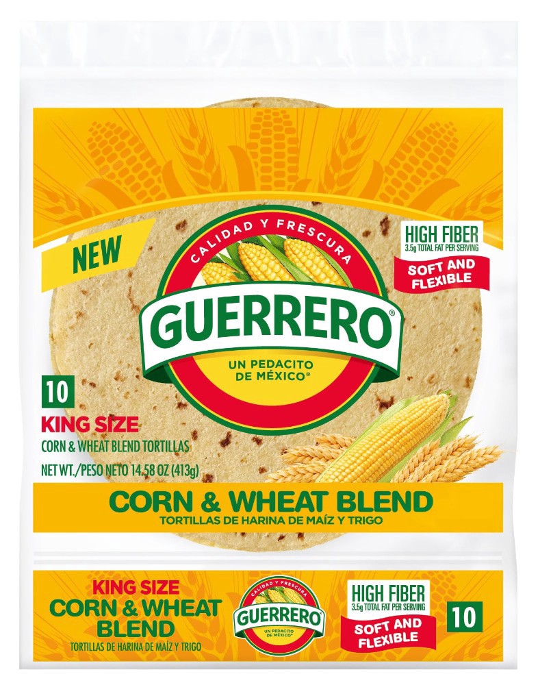 slide 1 of 1, Grro Corn/wht Blnd Trtlla, 14 oz
