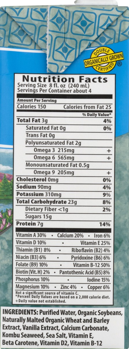 slide 7 of 13, Eden Foods Organic Extra Vanilla Soymilk 32.0 oz, 32 oz