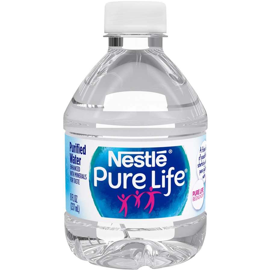 slide 1 of 2, Nestlée Pure Life Purified Water, 8 fl oz