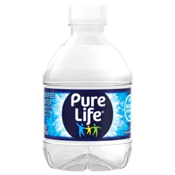 Pure Life Purified Water, 8 Fl Oz, Plastic Bottled Water