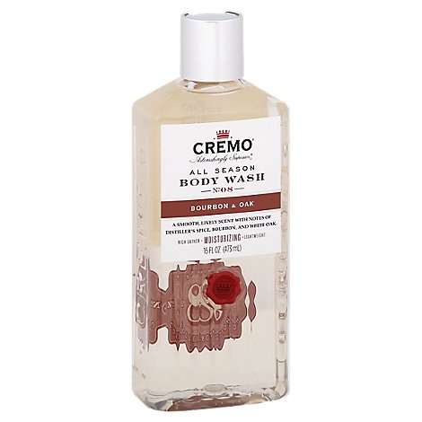 slide 1 of 1, Cremo Bourbon & Oak Body Wash, 16 fl oz