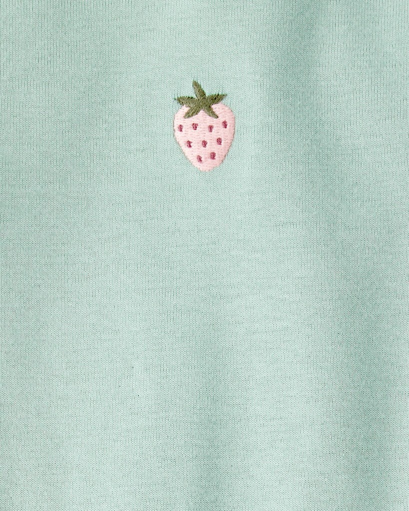 slide 7 of 7, Carter's Carters Baby Girl 5-Pack Fruit Print Cotton Multipack Bodysuits - Yellow/Green/Pink/Red/White Multi 9M, 1 ct