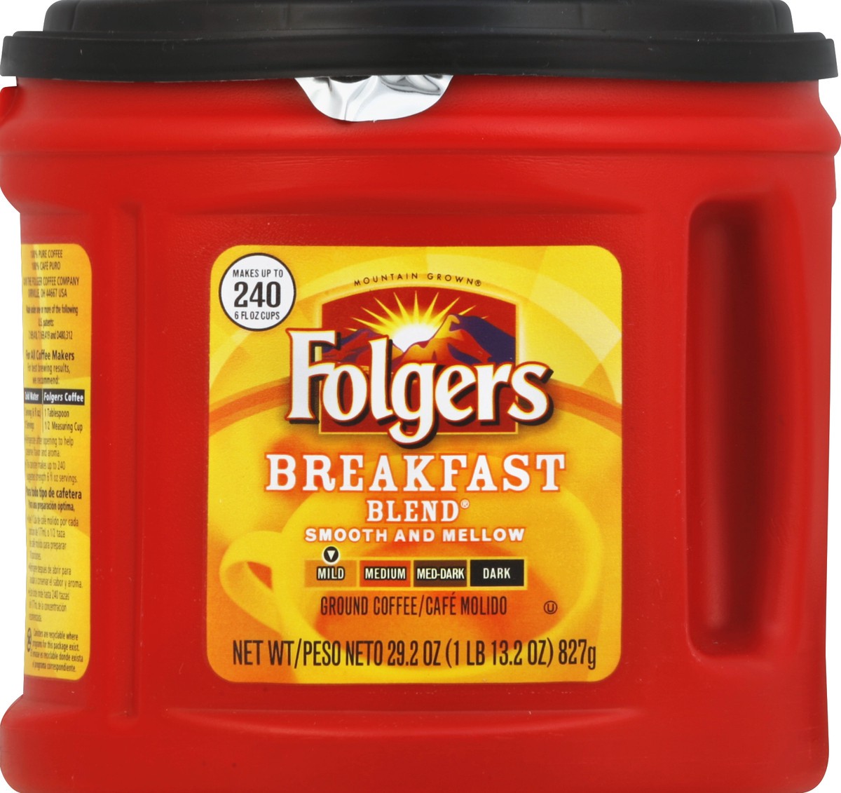 slide 2 of 3, Folgers Breakfast Blend Light Roast Coffee - 29.2 oz, 29.2 oz