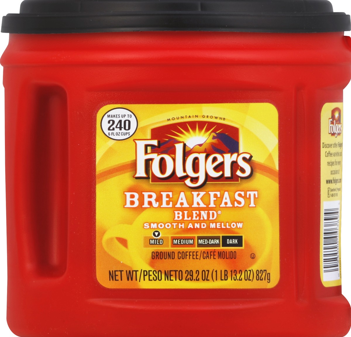 slide 3 of 3, Folgers Breakfast Blend Light Roast Coffee - 29.2 oz, 29.2 oz