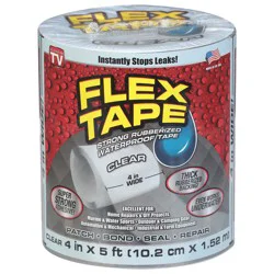 Flex Tape Waterproof Strong Rubberized Clear Tape - 1 ea