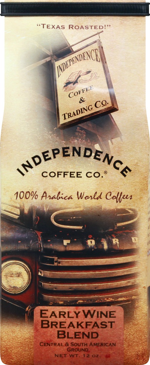 slide 6 of 12, Independence Coffee Co. Central & South American Ground Early Wine Breakfast Blend Coffee - 12 oz, 12 oz