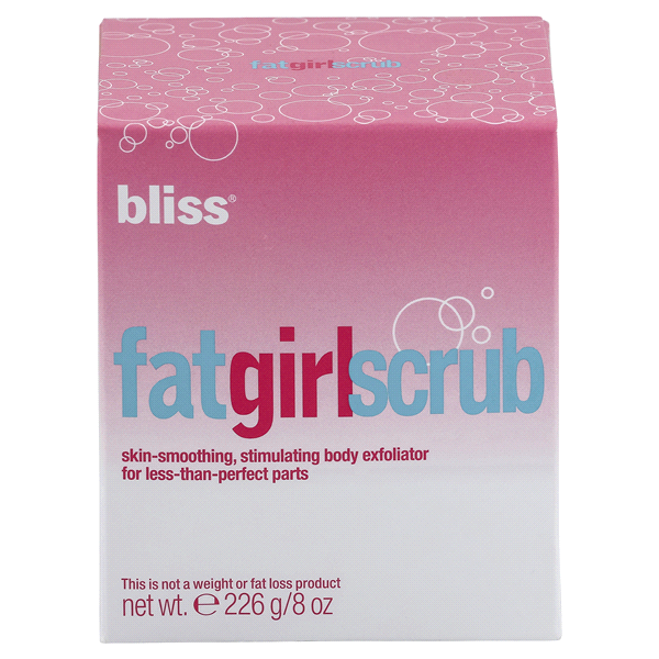 slide 1 of 1, bliss Fat Girl Scrub, 8 oz