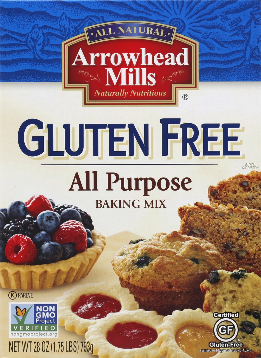 slide 4 of 4, Arrowhead Mills All Purpose Gluten Free Baking Mix, 28 oz