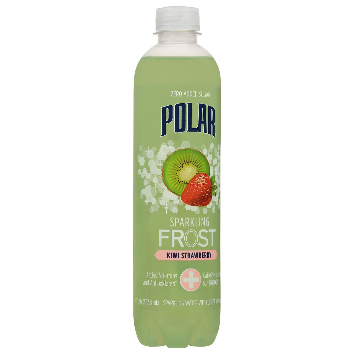 slide 8 of 9, POLAR BEVERAGES Frost Kiwi Straw - 17 fl oz, 17 fl oz