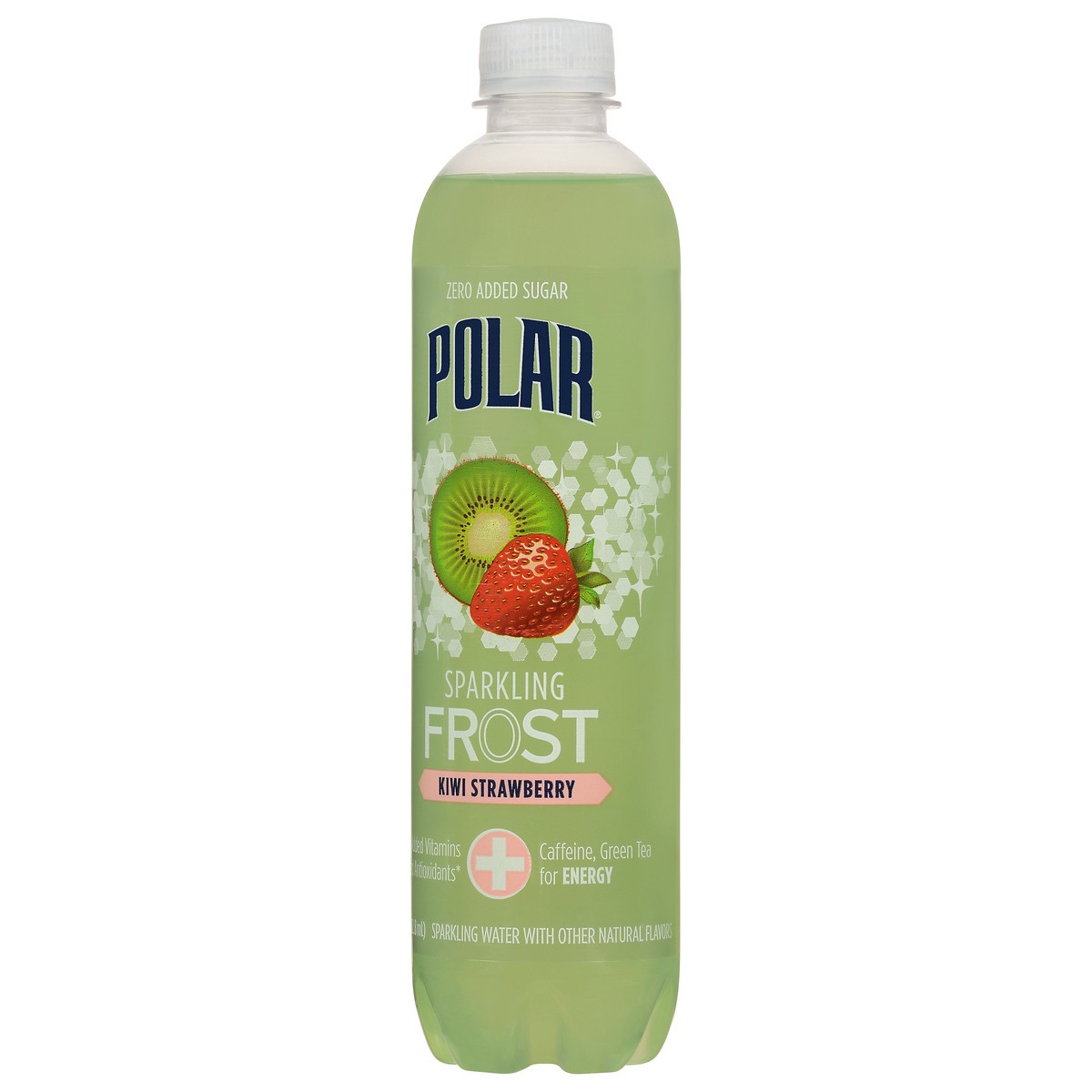 slide 5 of 9, POLAR BEVERAGES Frost Kiwi Straw - 17 fl oz, 17 fl oz