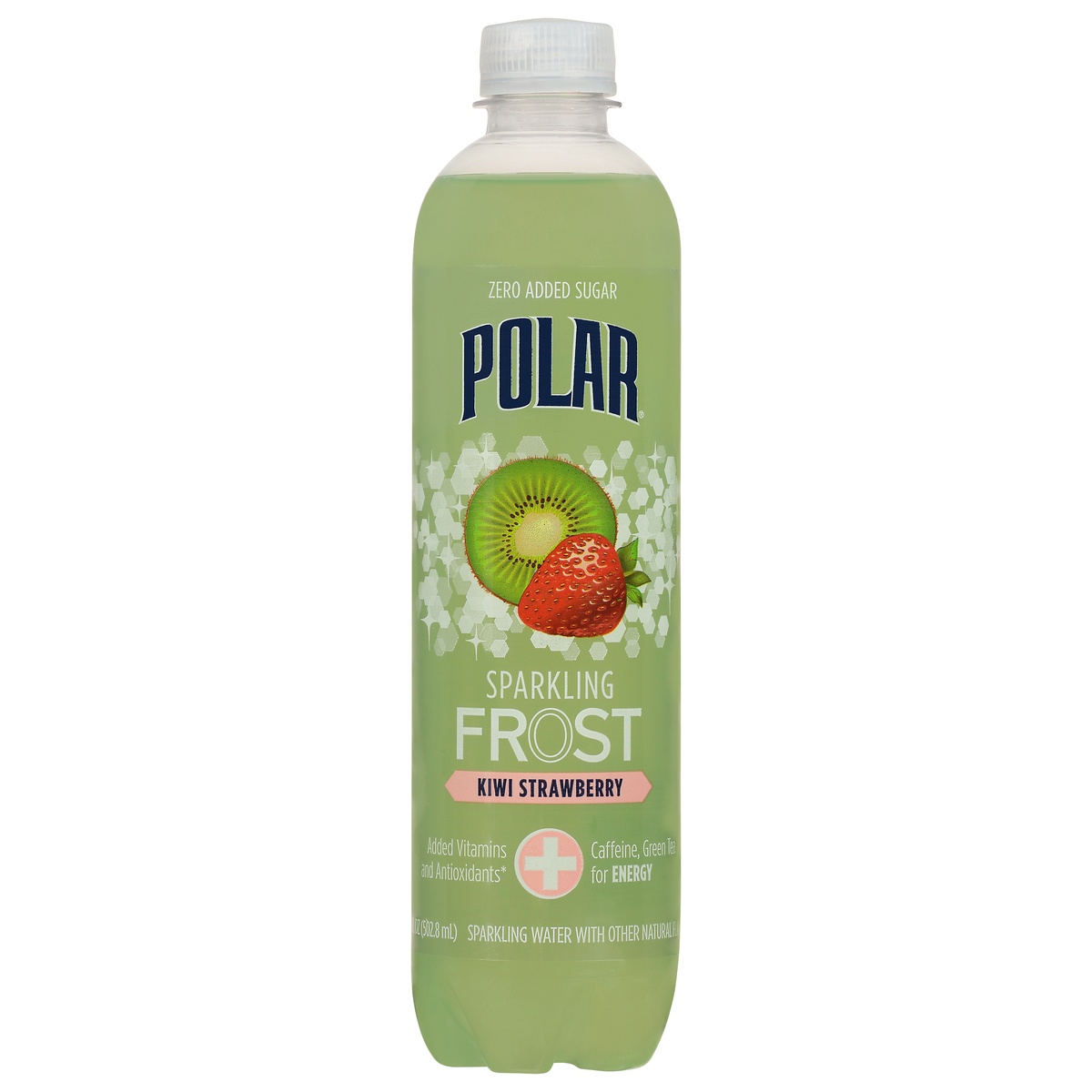 slide 1 of 2, Polar Frost Kiwi Strawberry Sparkling Water, 17 oz