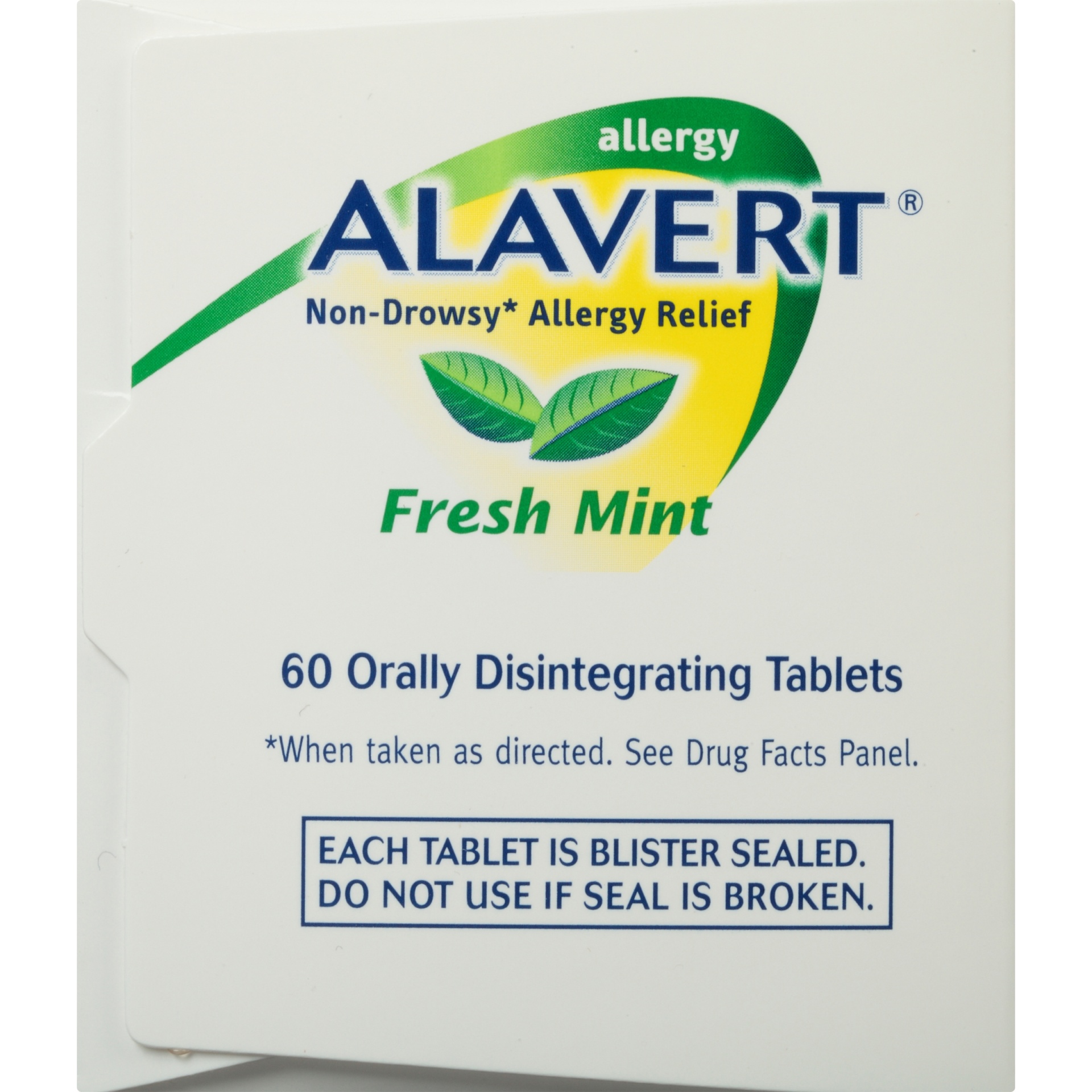 slide 4 of 6, Alavert Loratadine Mint Oral Disintegrating Tablets, 60 ct