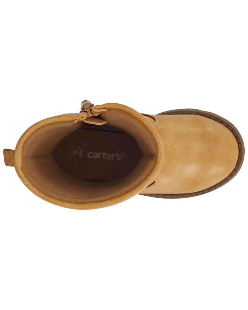 slide 2 of 6, Carter's Kid Riding Boots Brown 3Y, 1 ct