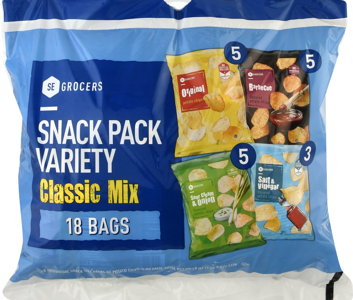 slide 6 of 13, SE Grocers Variety Pack, 18 ct