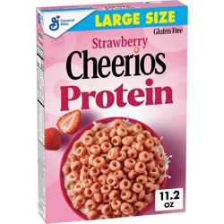 Cheerios Protein Strawberry Large Size Breakfast Cereal - 11.2 oz