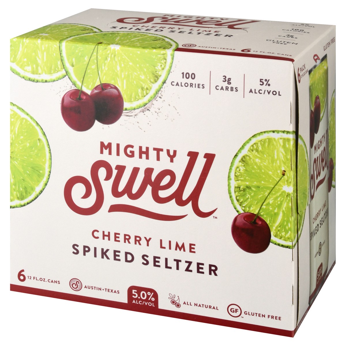 slide 3 of 10, Mighty Swell Cherry Lime Spritzer, 1 ct