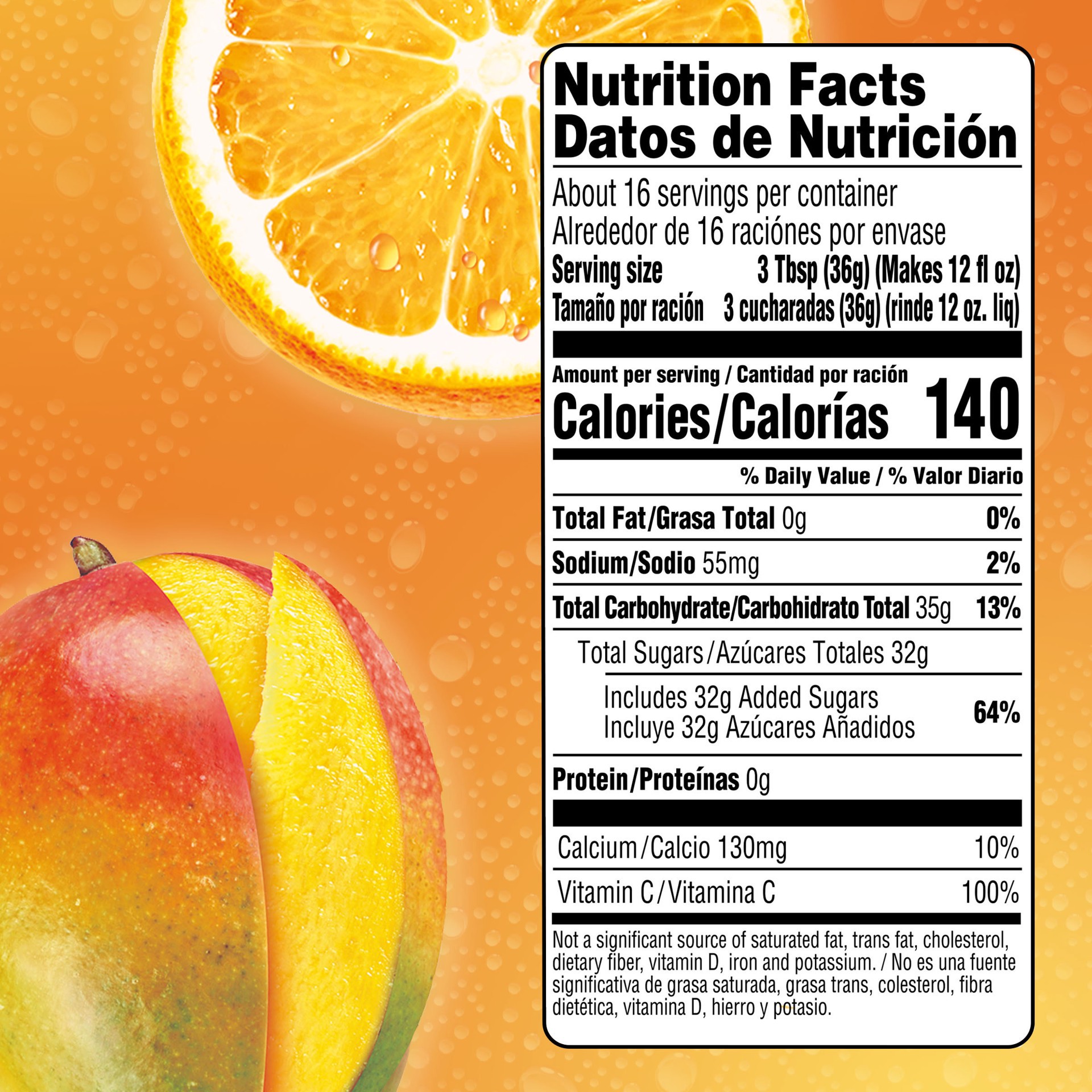 slide 5 of 5, Tang Orange Mango Drink Mix - 19.7 oz, 19.7 oz