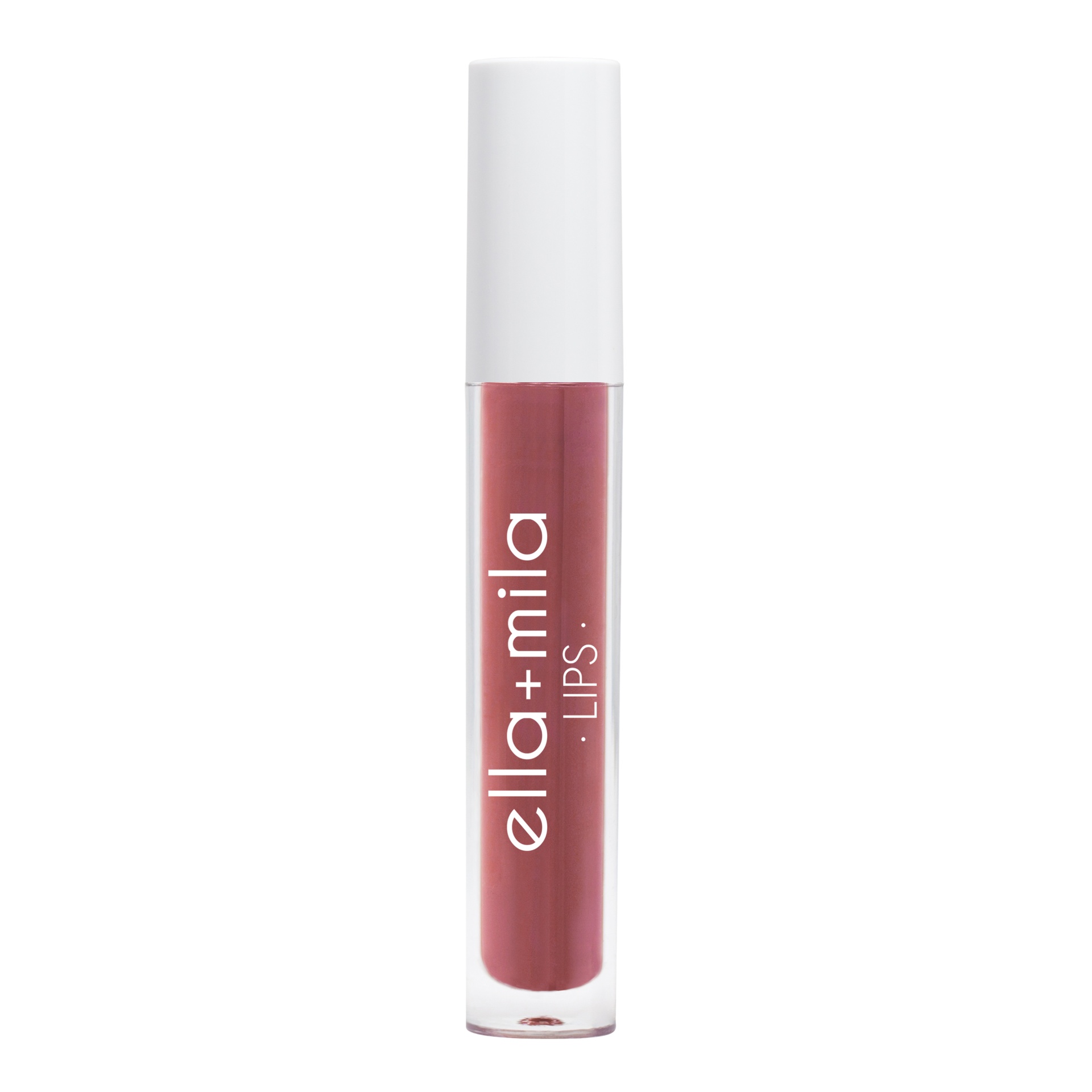 slide 1 of 4, ella+mila Liquid Lip Color, Just Right, 0.14 fl oz