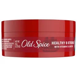 Old Spice Re-Moldable Paste for Men, Healthy & Strong with Vitamin E & Biotin, Men's Hair Styling Paste, Medium-High Hold, Matte Finish, 2.22 oz