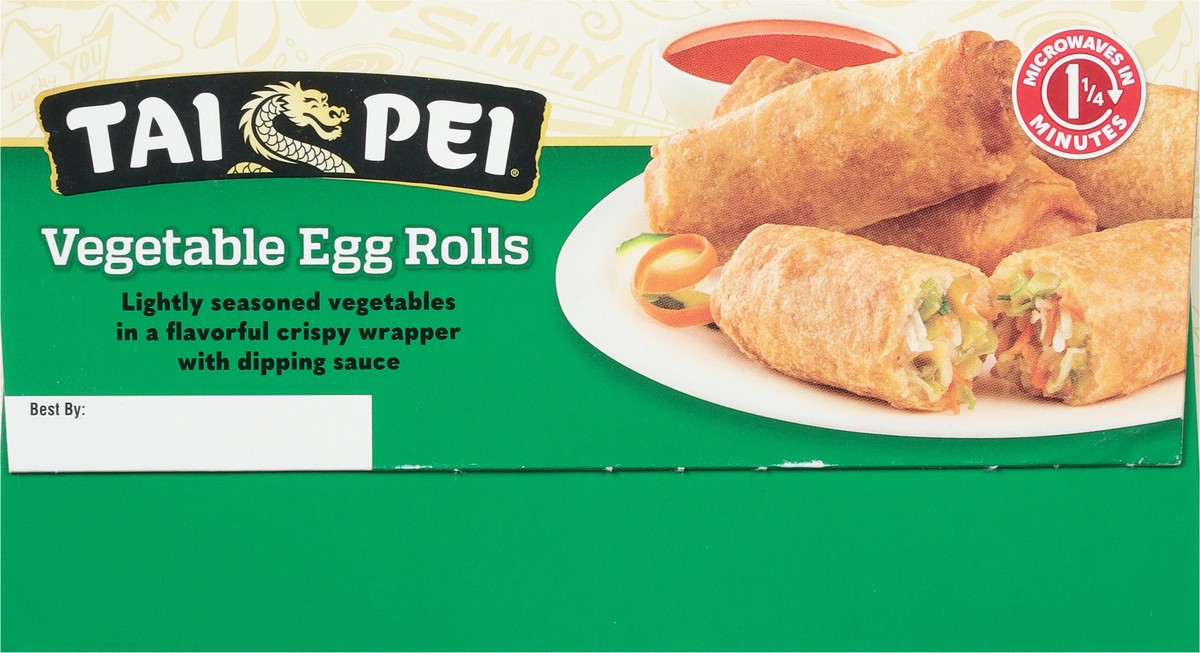 slide 8 of 13, Tai Pei Vegetable Egg Rolls 8 ea, 8 ct