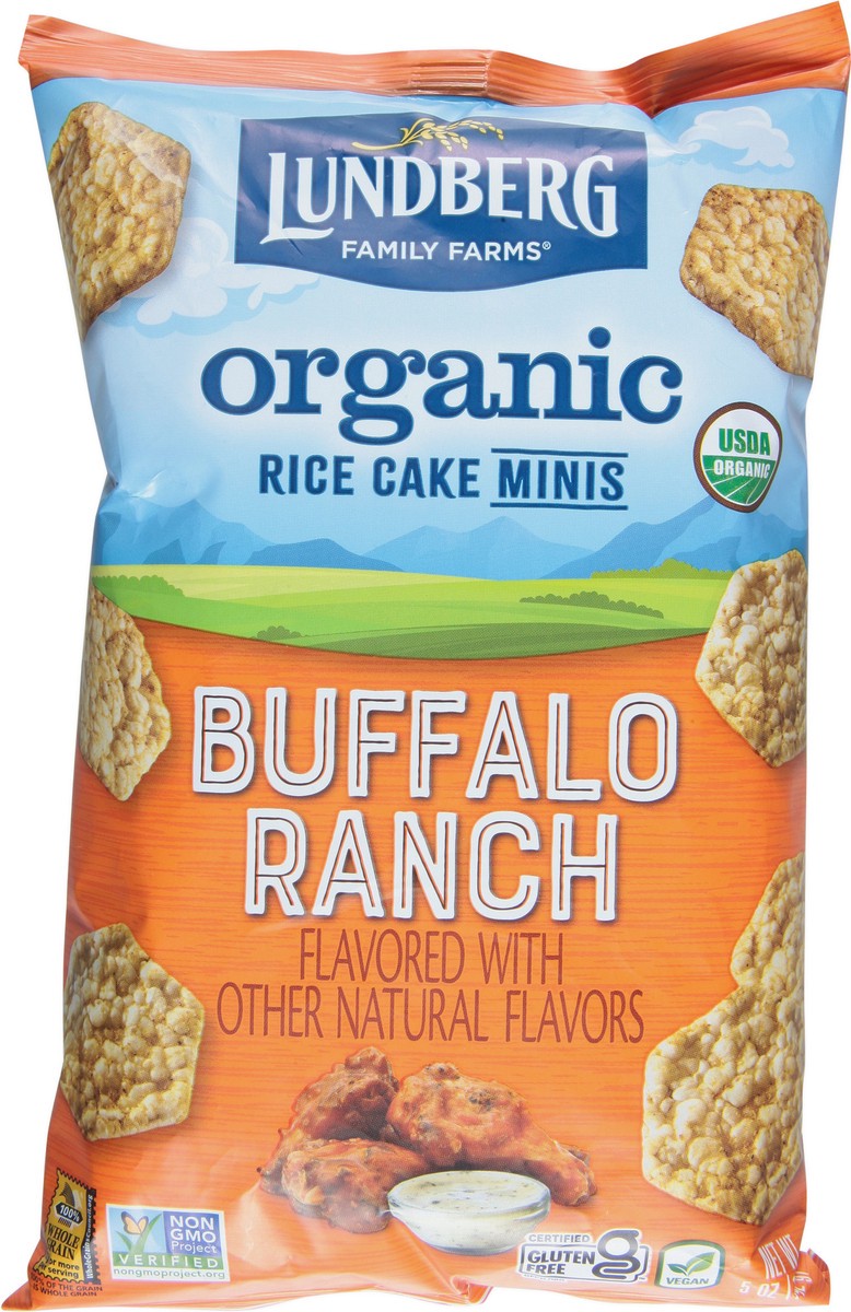 slide 6 of 9, Lundberg Family Farms Rice Cake, Organic, Buffalo Ranch, Minis 5 Oz, 5 oz