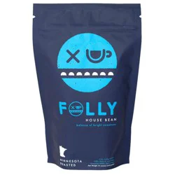 Folly Whole Bean House Blend Coffee 12 oz