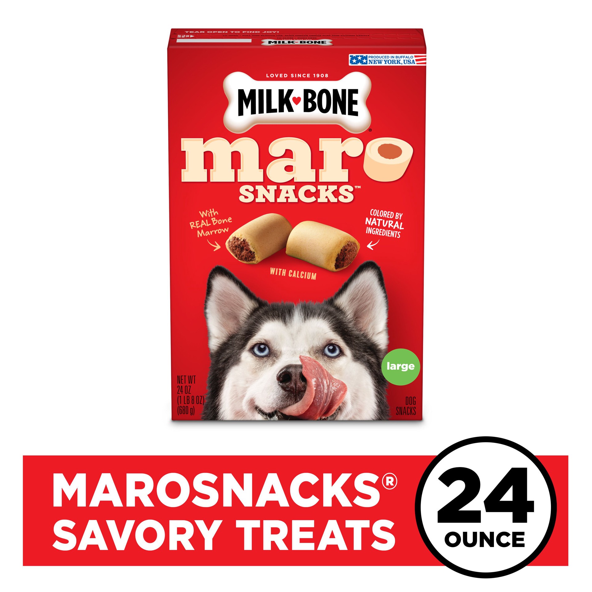 slide 7 of 10, Milk-Bone Milkbone Mar-O-Snacks, 24 oz