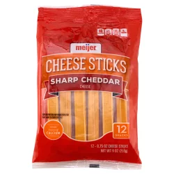 Meijer Sharp Cheddar Cheese Sticks