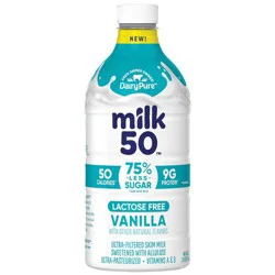 Dairy Pure Milk50 Vanilla Lactose Free Skim Milk 48 fl oz