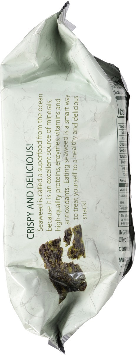 slide 12 of 13, Sea Crunchy Seaweed Snacks with Olive Oil 0.35 oz, 0.35 oz