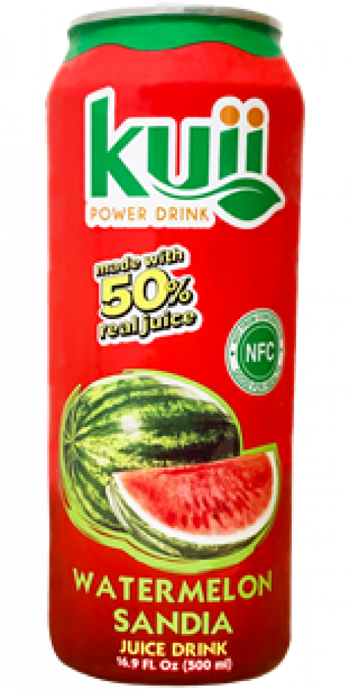 slide 1 of 1, Kuii Power Drink Sandia Watermelon Juice, 16.9 oz