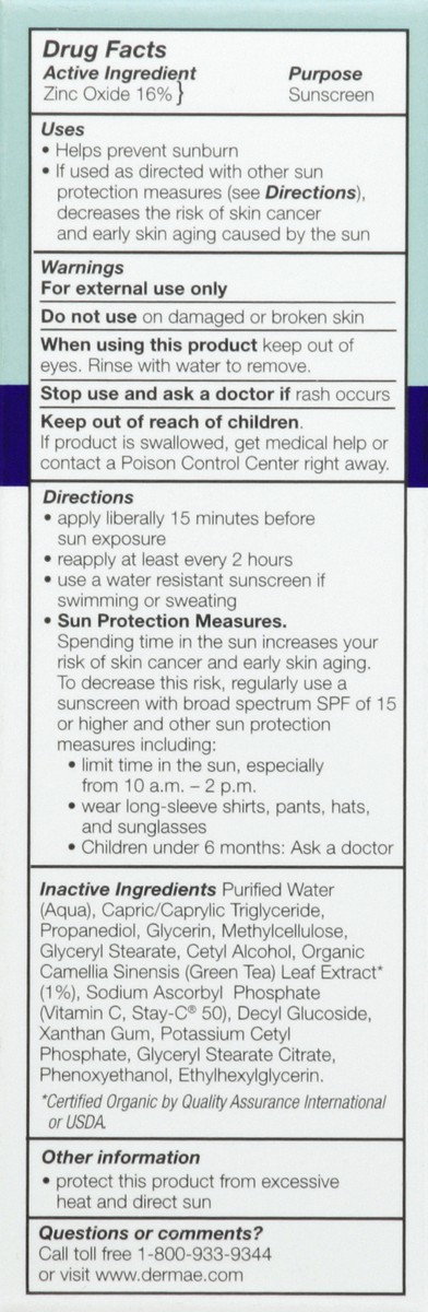 slide 3 of 4, Derma E Antioxidant Natural SPF 30 Face Sunscreen, 2 oz