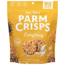 ParmCrisps Oven-Baked Everything Cheese Snack Value Size 5 oz