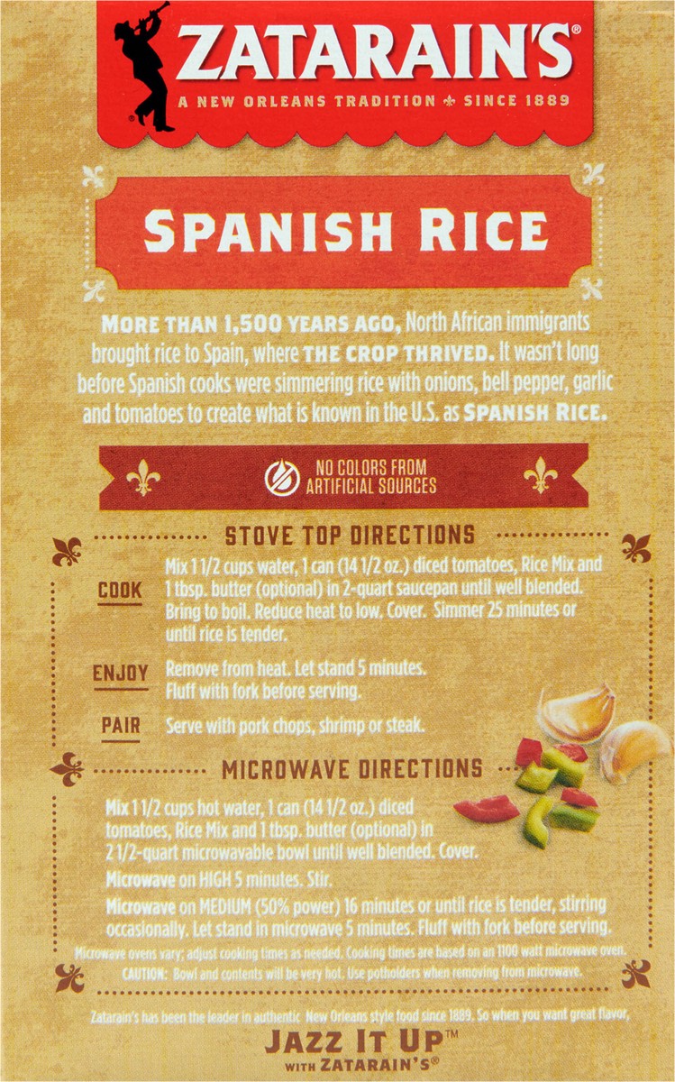 slide 8 of 9, Zatarain's New Orleans Style Spanish Rice Mix - 6.9oz, 6.9 oz