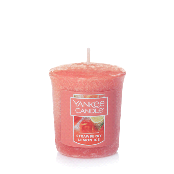 slide 1 of 1, Yankee Candle Votive Strawberry Lemon Ice, 1.75 oz
