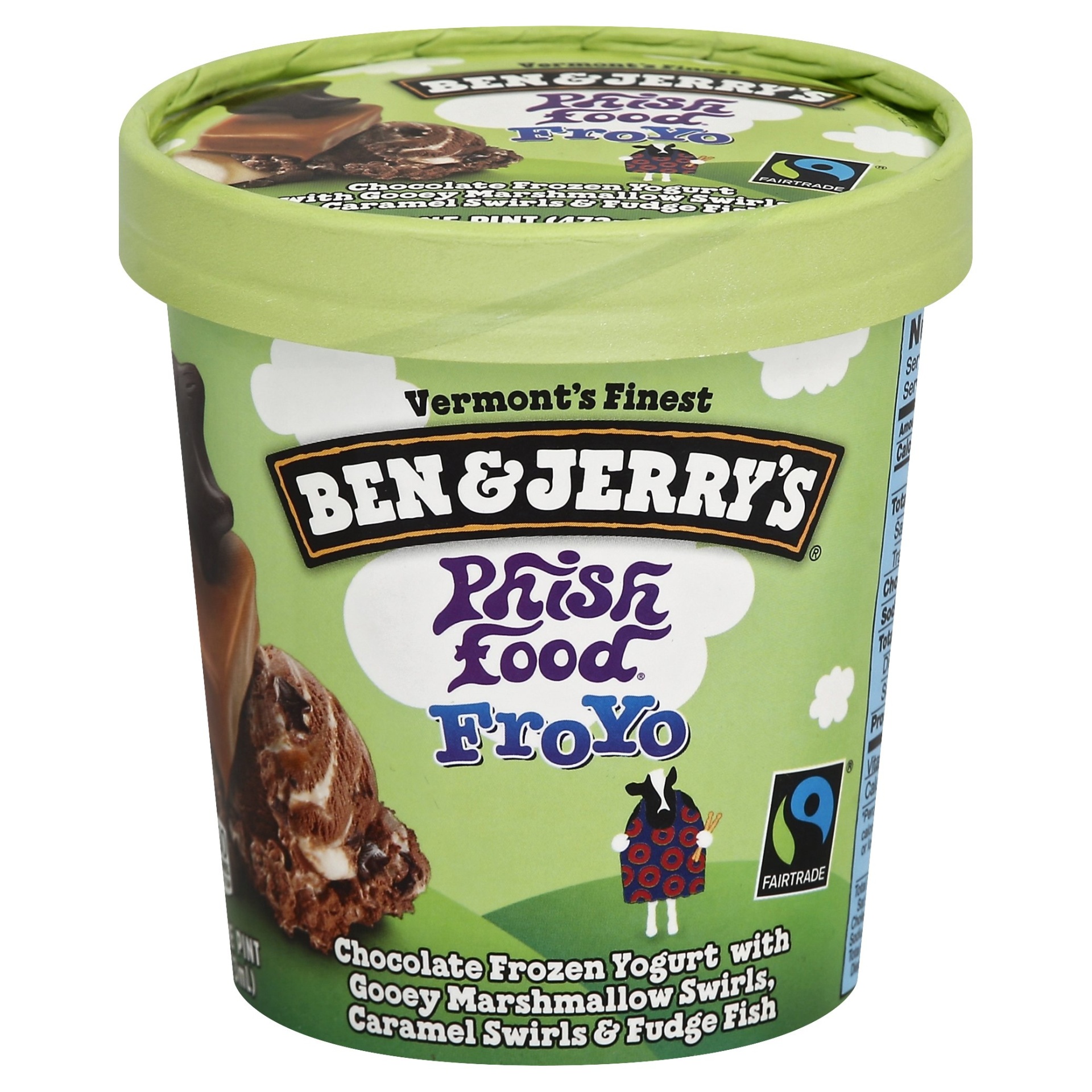 slide 1 of 2, Ben & Jerry's Phish Food Fro Yo, 16 oz