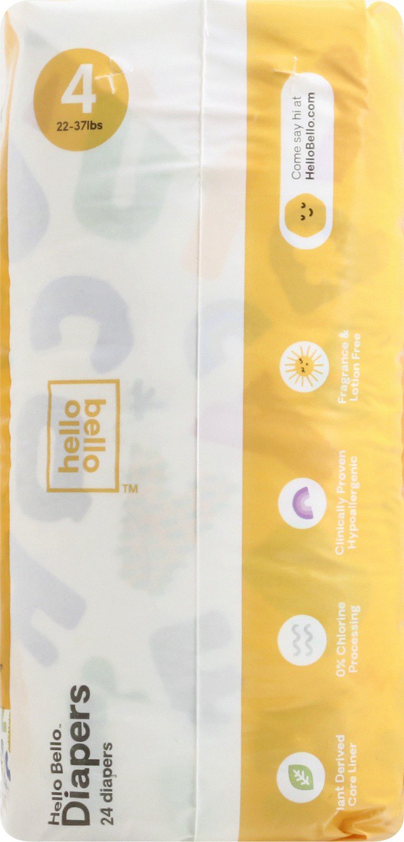 slide 7 of 9, Hello Bello 4 Diapers 24 ea, 1 ct
