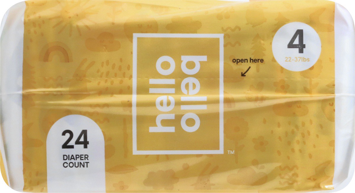 slide 2 of 9, Hello Bello 4 Diapers 24 ea, 1 ct