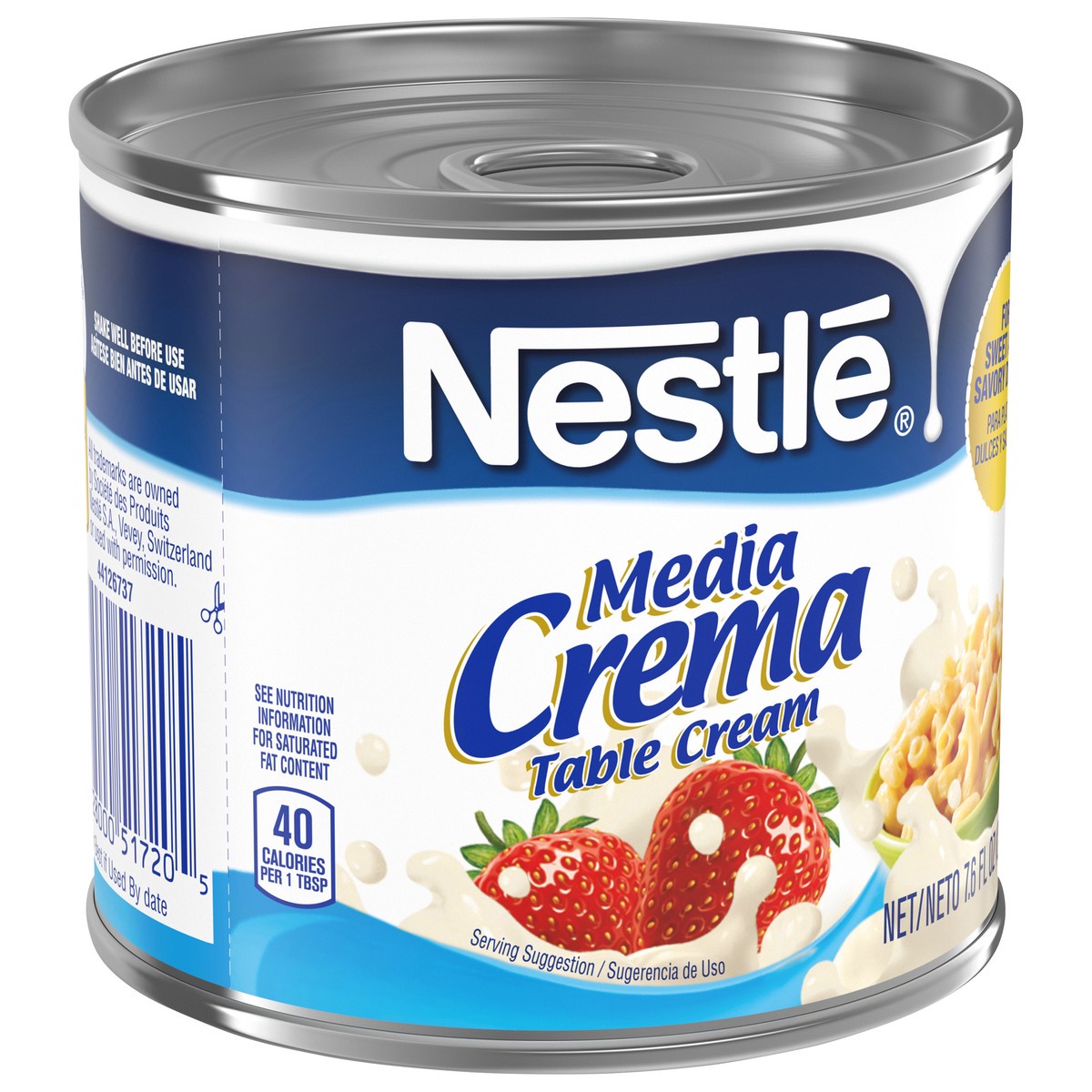 slide 2 of 9, Media Crema Nestle Media Crema Table Cream, 7.6 oz