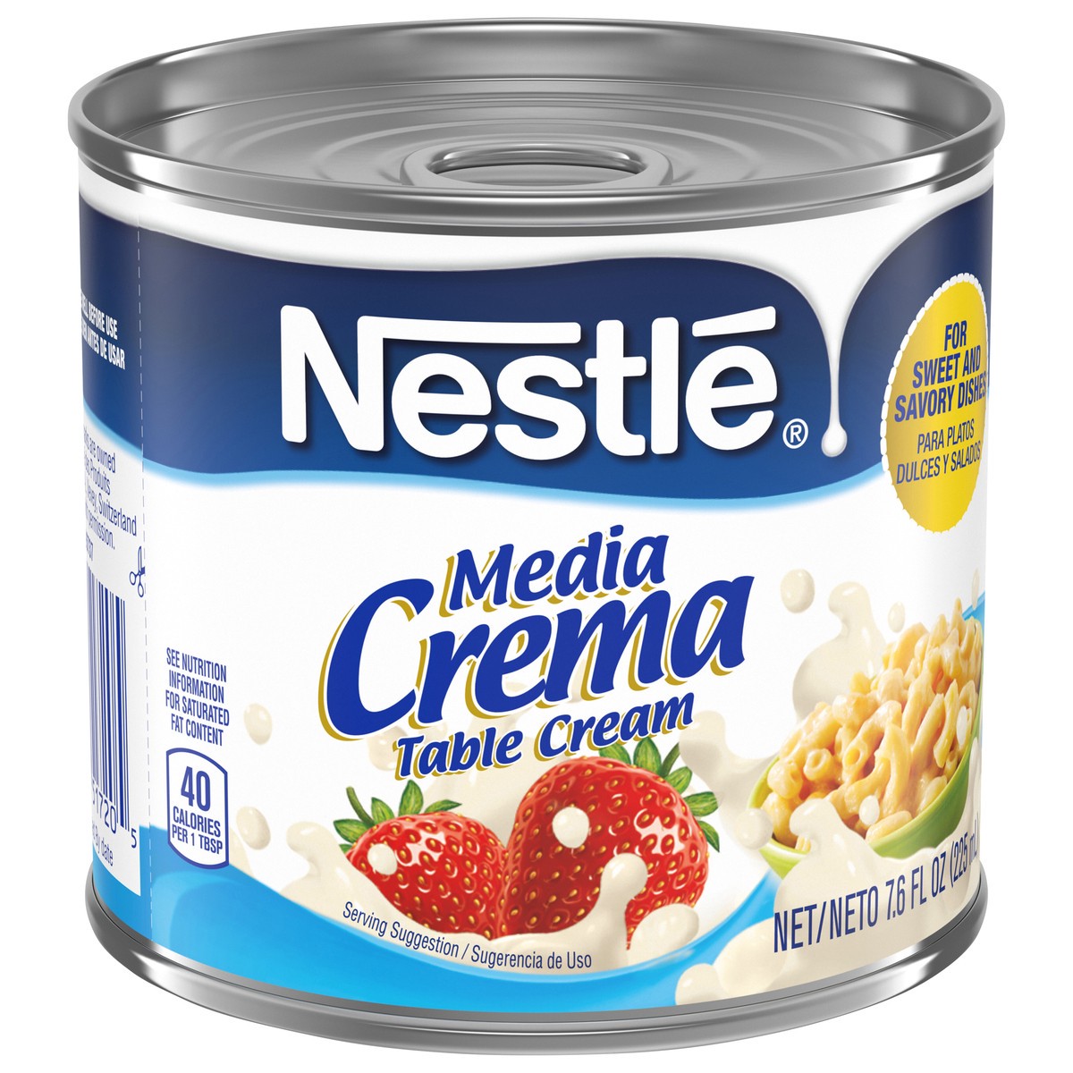 slide 1 of 9, Media Crema Nestle Media Crema Table Cream, 7.6 oz