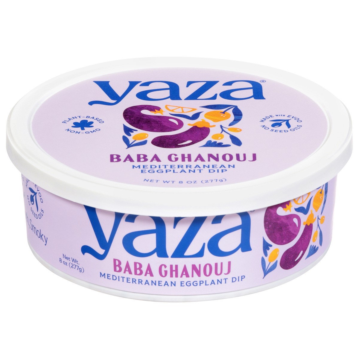 slide 2 of 4, Yaza Baba Ghanouj - 8 OZ, 8 oz