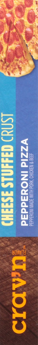 slide 12 of 12, Crav'n Flavor Cravn Pizza Stuff Crust Pepperoni, 32.7 oz