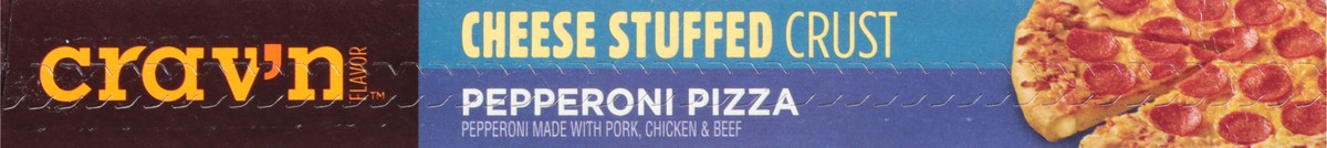 slide 4 of 12, Crav'n Flavor Cravn Pizza Stuff Crust Pepperoni, 32.7 oz