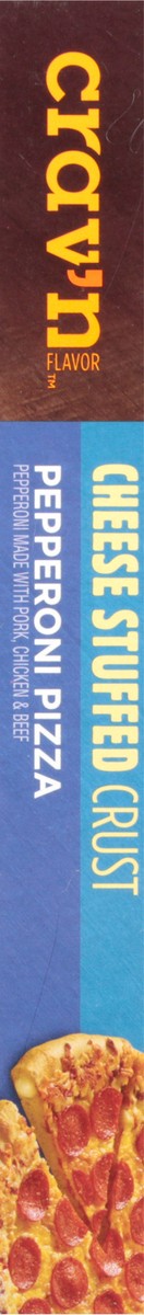 slide 3 of 12, Crav'n Flavor Cravn Pizza Stuff Crust Pepperoni, 32.7 oz